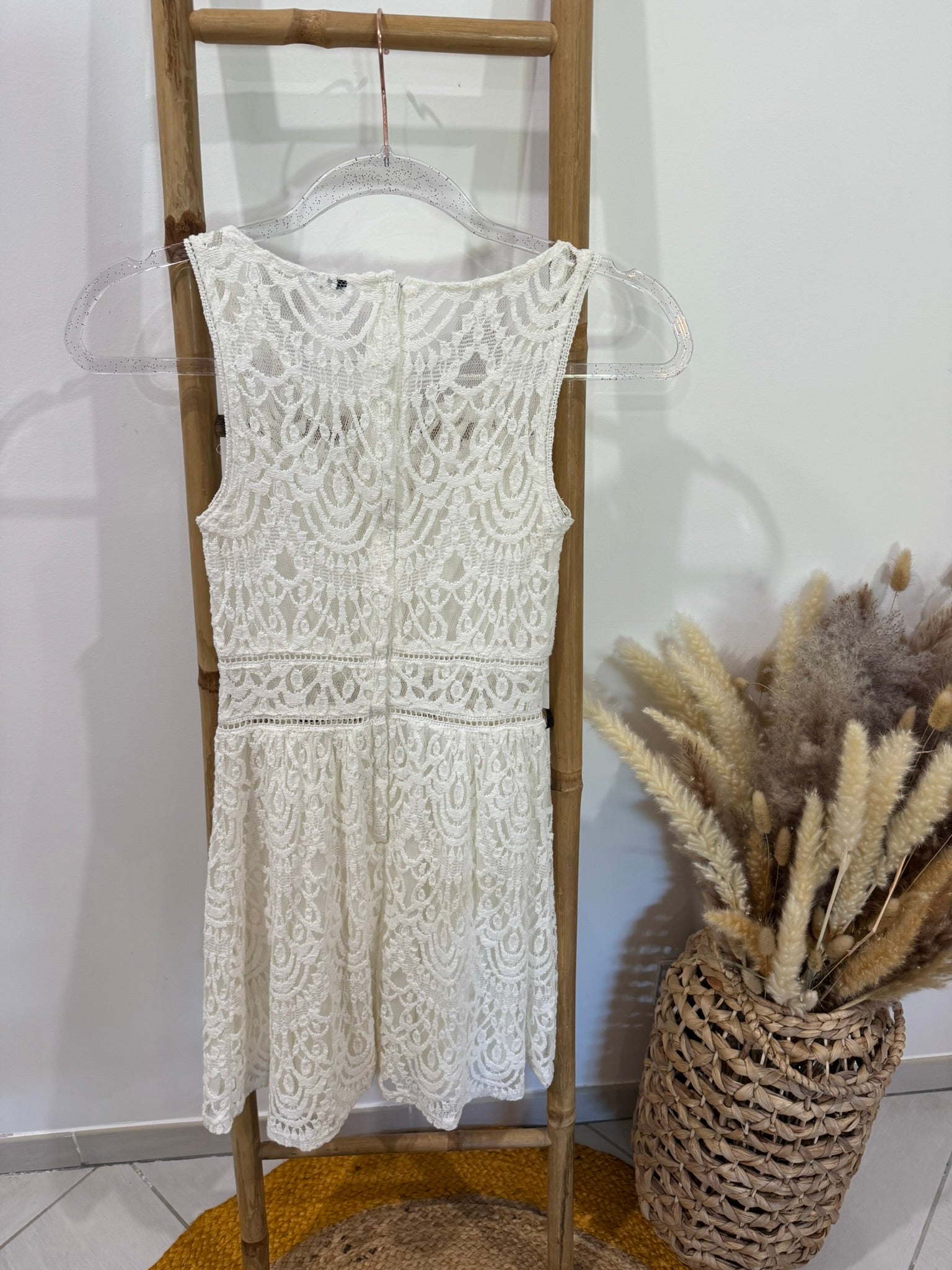 Robe dentelle blanche H&M - XS ♻️