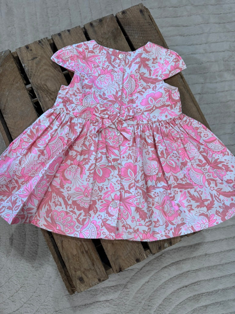 Robe fleurie rose/blanc Du Pareil au Même 9 mois ♻️