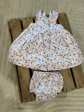 Robe + bloomer imprimé pastel Sergent Major 6 mois ♻️