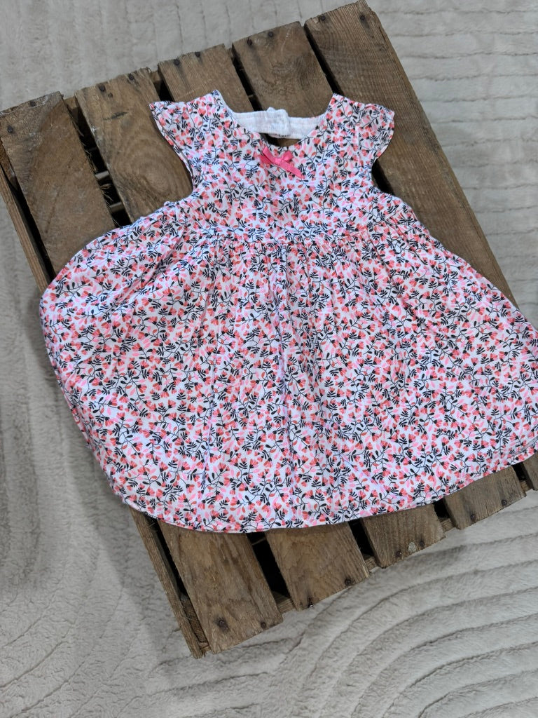 Robe "dos coeur" fleurs blanc/rose Orchestra 6 mois ♻️