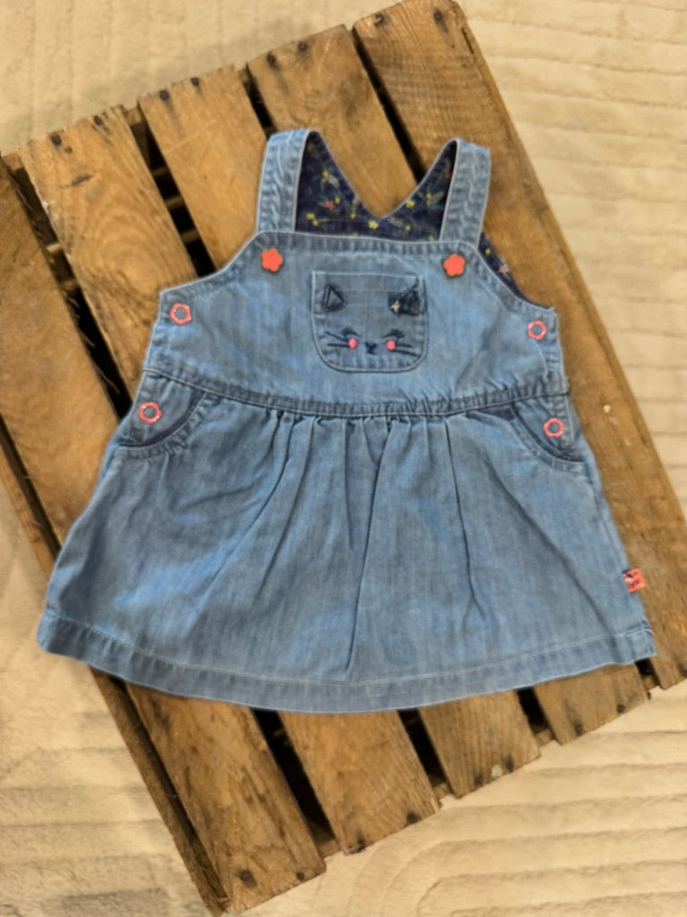 Robe en jeans bleu Sergent Major 3 mois ♻️