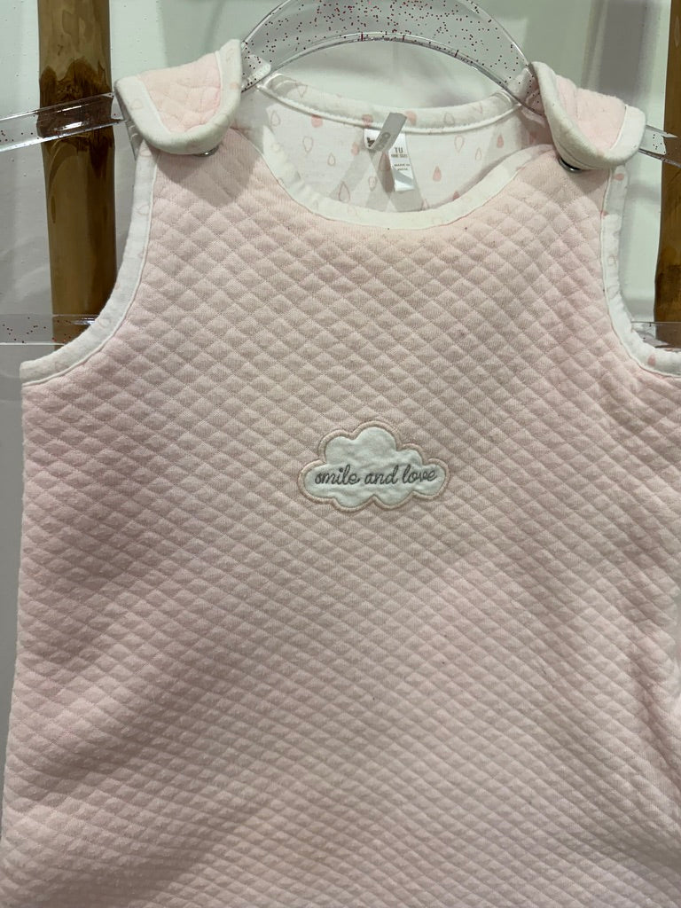 Gigoteuse molletonnée rose "Smile and love" Orchestra T.1 ♻️