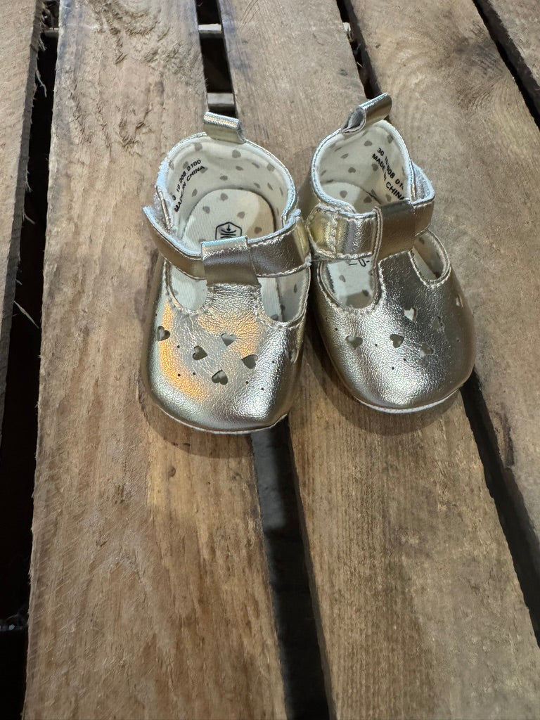 Babies dorées en tissu Gémo 0-3 mois ♻️