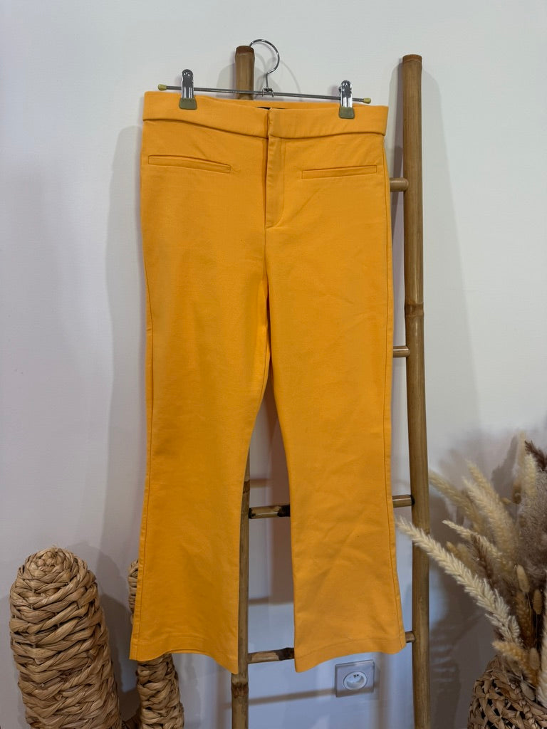 Pantalon tailleur bas jambe évasé orange Zara - S ♻️