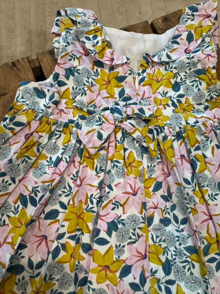 Robe fleurie+ bloomer vert/rose/blanc Du Pareil au Même 9 mois ♻️