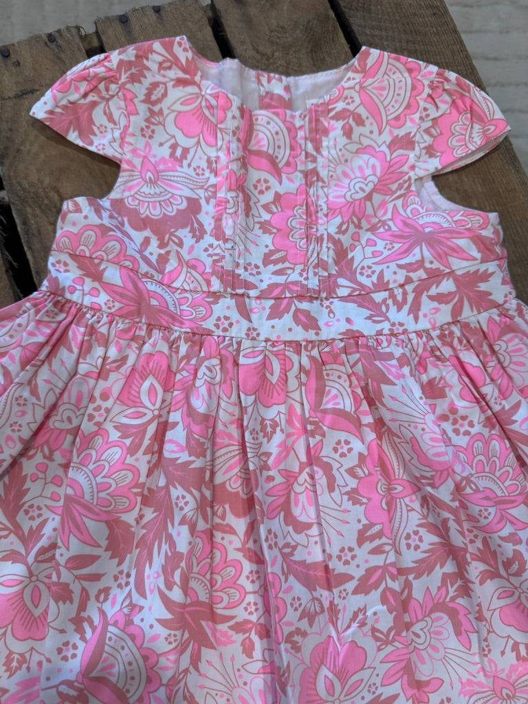 Robe fleurie rose/blanc Du Pareil au Même 9 mois ♻️