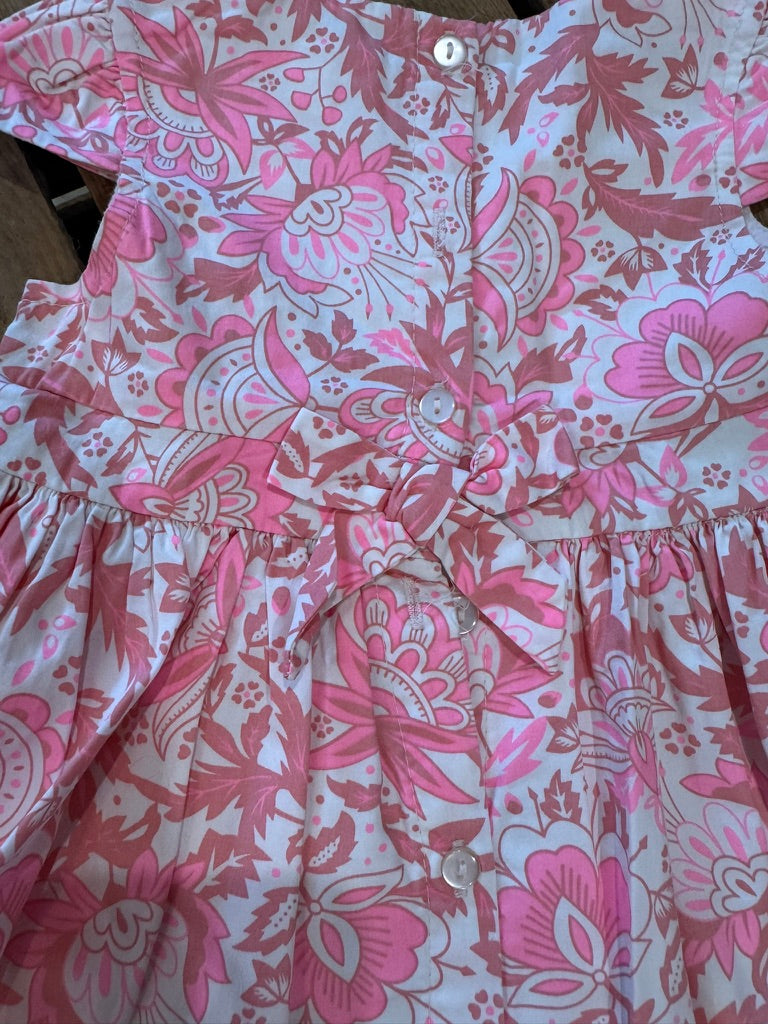 Robe fleurie rose/blanc Du Pareil au Même 9 mois ♻️