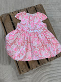 Robe fleurie rose/blanc Du Pareil au Même 9 mois ♻️
