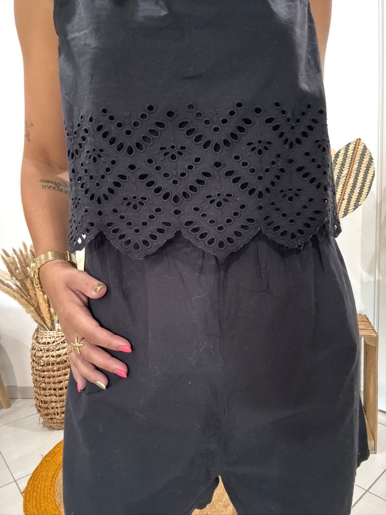 Combishort avec emplacement macramé noir Calzedonia - M ♻️