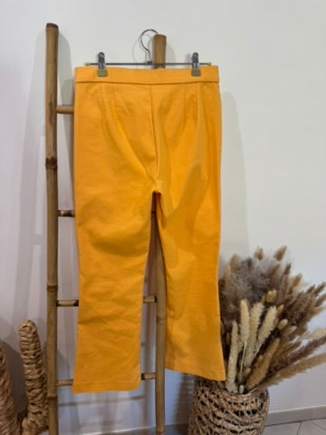 Pantalon tailleur bas jambe évasé orange Zara - S ♻️