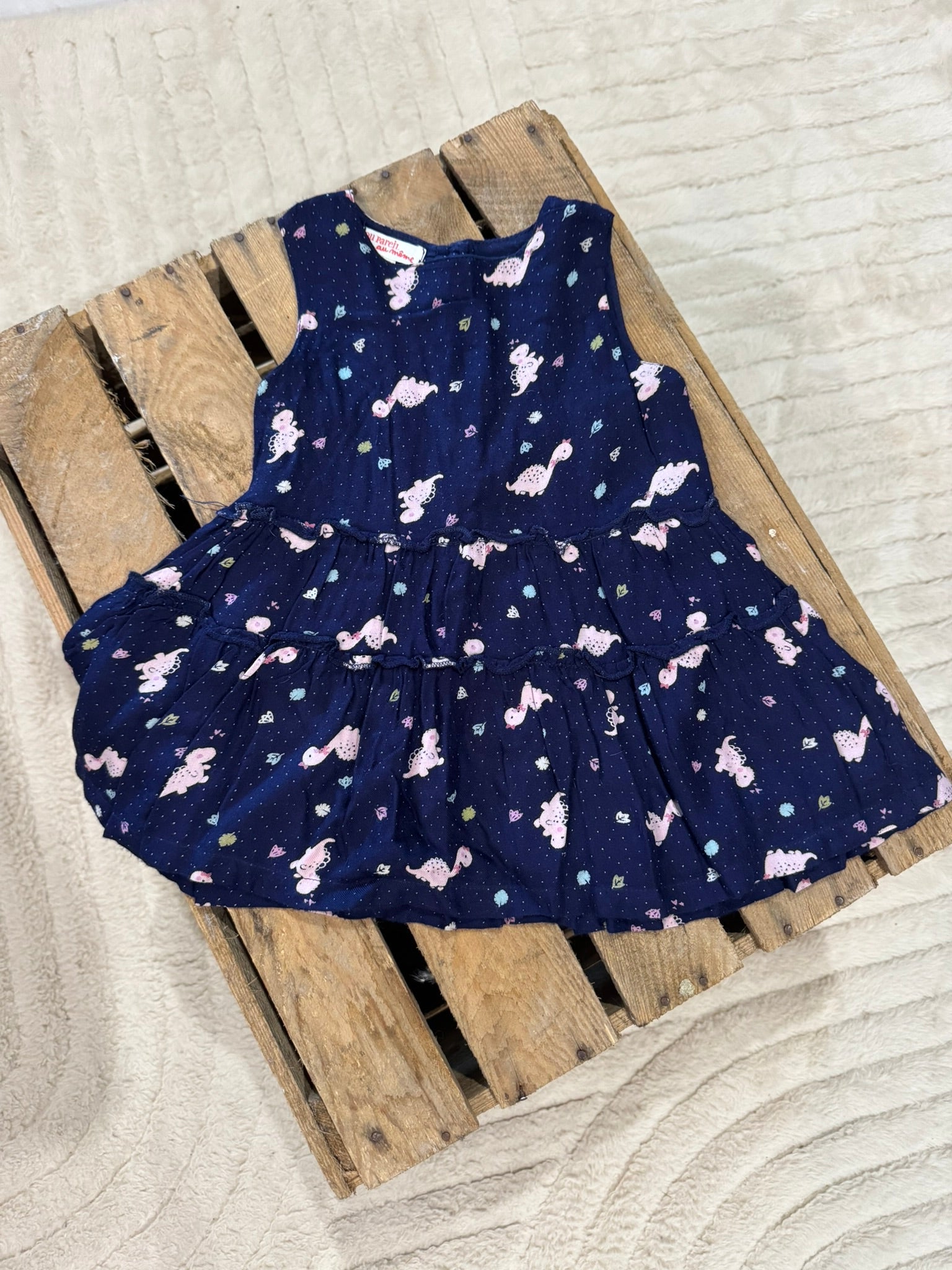 Robe "licorne" marine Du Pareil au Même 6 mois ♻️