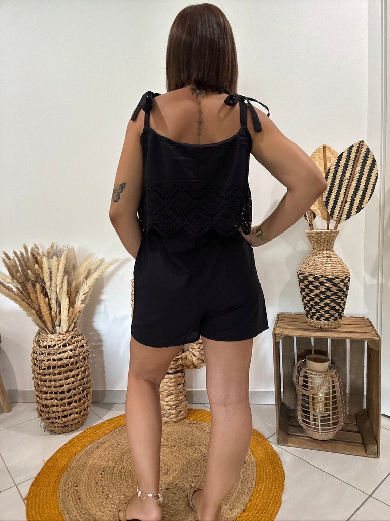 Combishort avec emplacement macramé noir Calzedonia - M ♻️