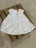 Robe "glace" blanc/multicolore Tissaia 6 mois ♻️