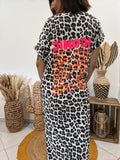 Robe longue léopard imprimé "Iconic" 🐆