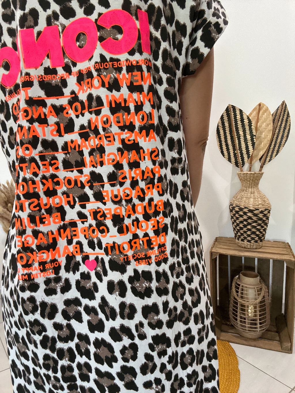 Robe longue léopard imprimé "Iconic" 🐆