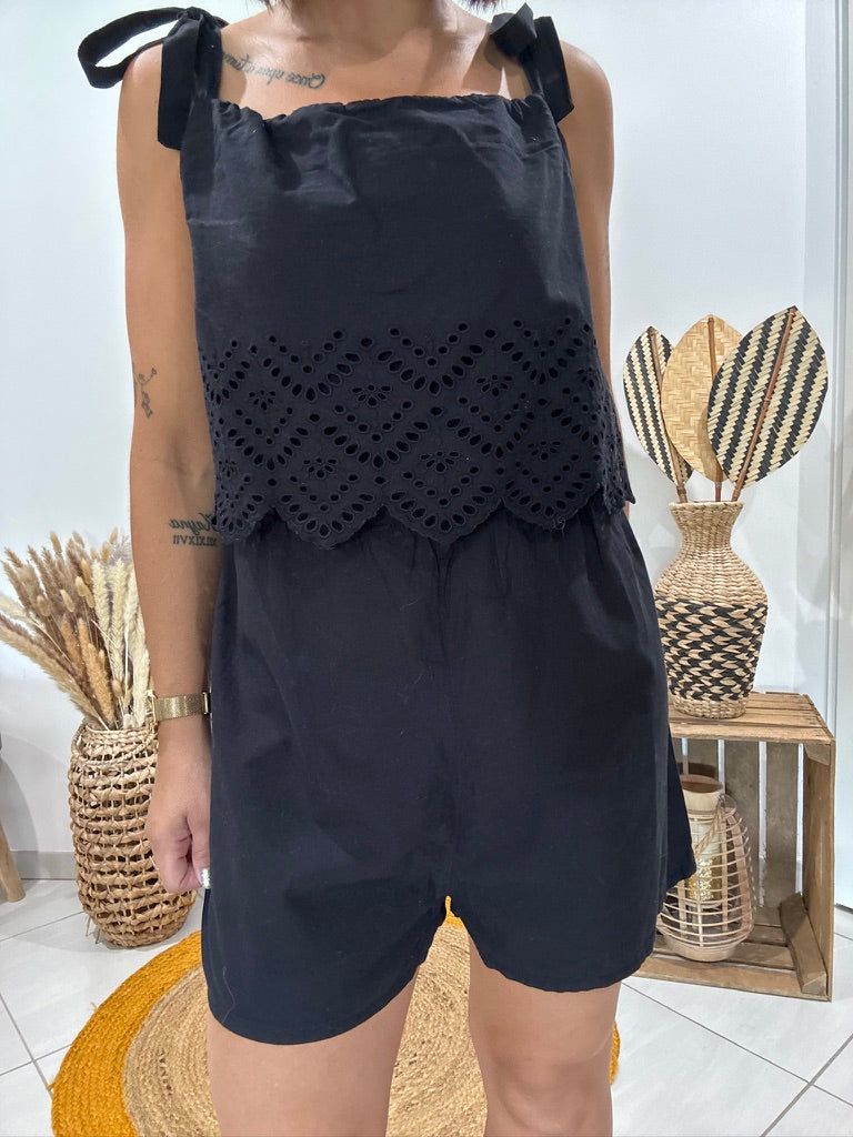 Combishort avec emplacement macramé noir Calzedonia - M ♻️