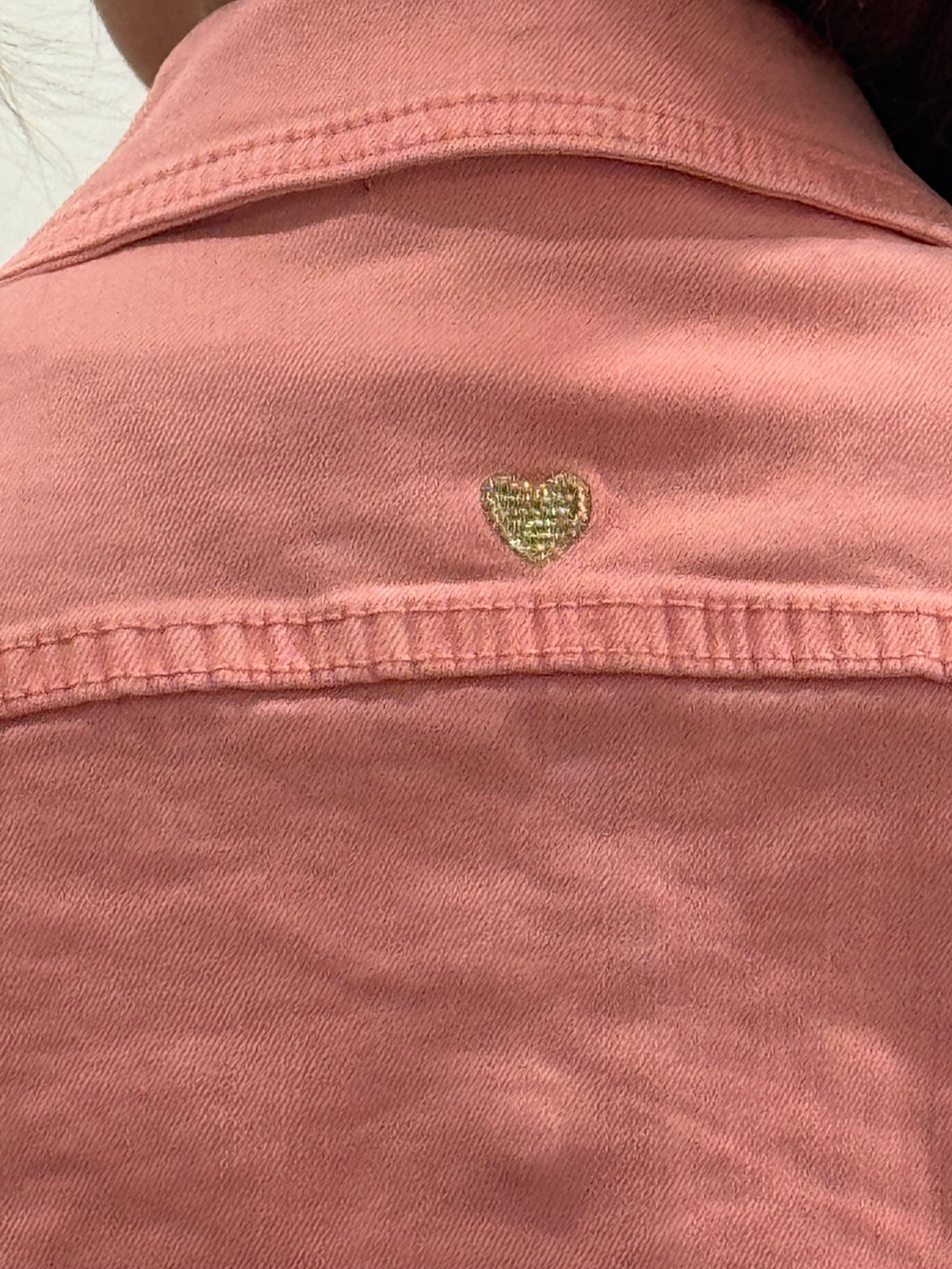 Veste en jean rose - fille