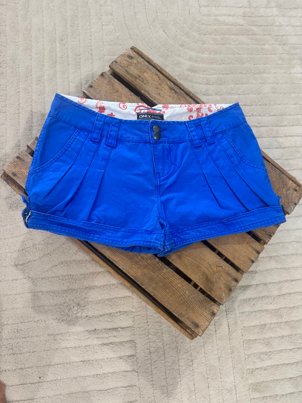 Short à revers bleu roi Only - 36 ♻️