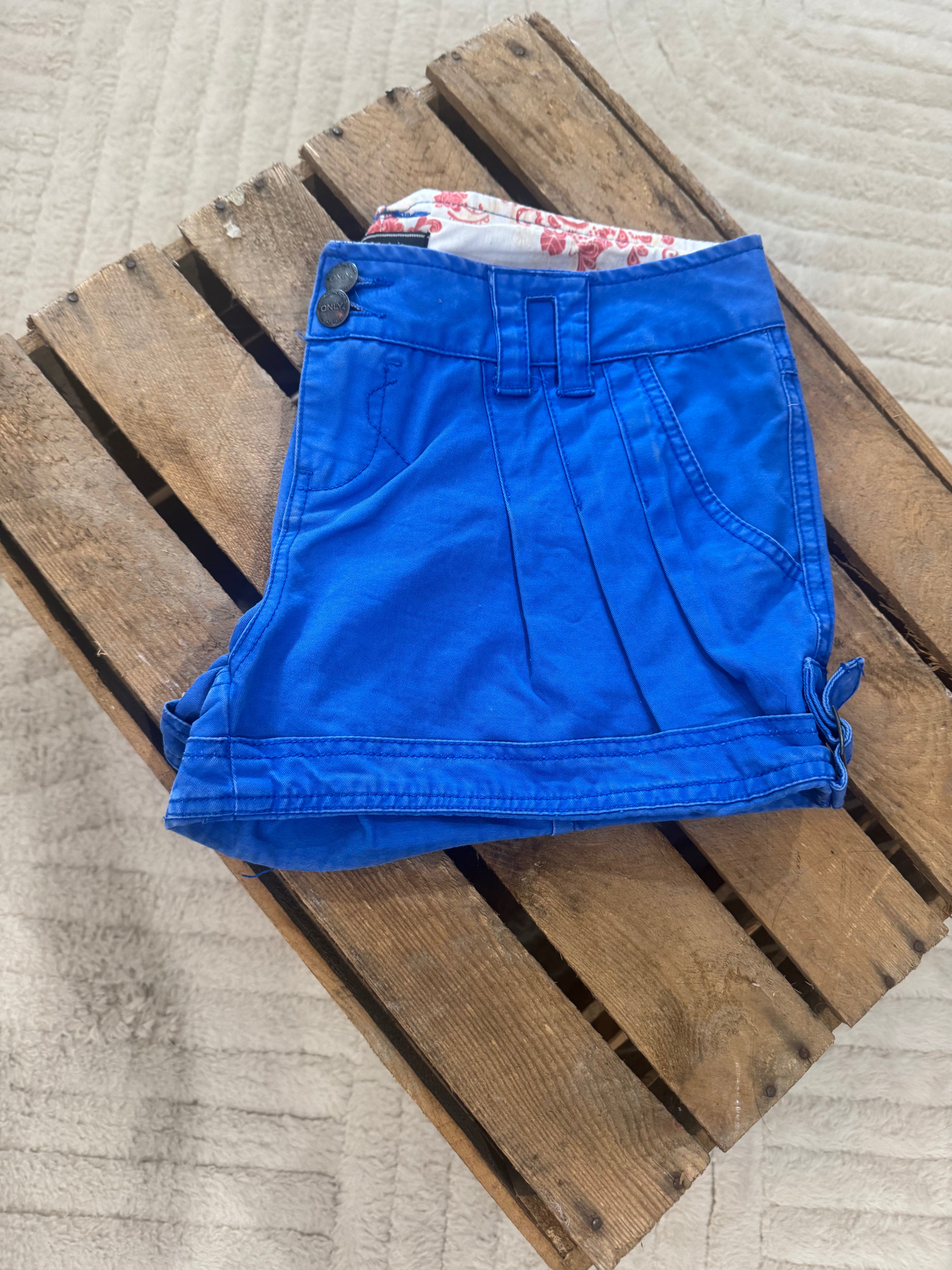 Short à revers bleu roi Only - 36 ♻️